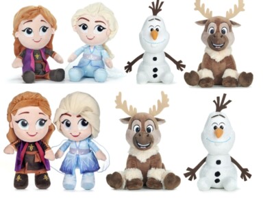 NEU OFFIZIELLES DISNEY GEFROREN 2 WEICHES PLÜSCHTIER 12'''' 18'''' SVEN ELSA ANNA OLAF