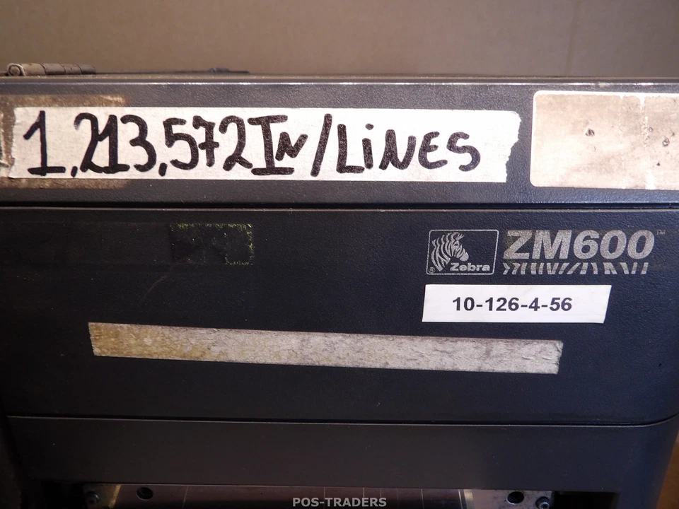 Zebra ZM600 Thermal Label Printer 300dpi ZM600-300E-0000T - 1,213,572 IN / LINES - Bild 2 von 4