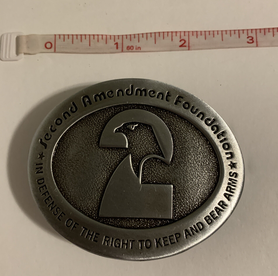 Belt Buckle Second Amendment Foundation   Defense… - image 1