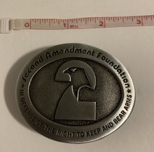 Belt Buckle Second Amendment Foundation  Defense of The Right to Keep Bear Arms