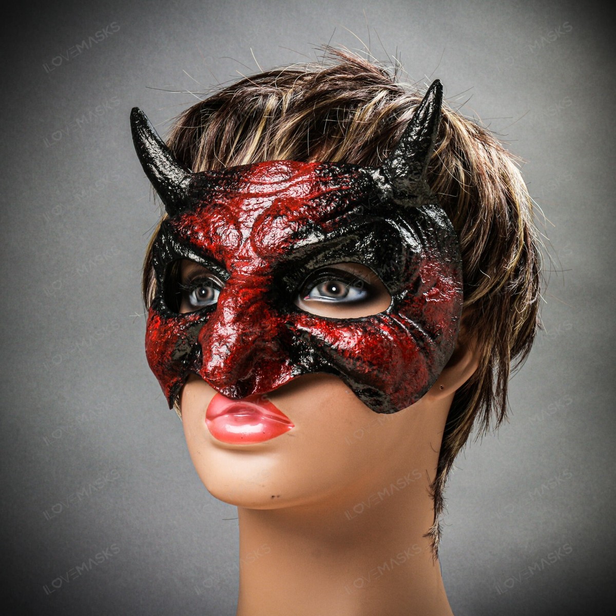 Devil Masquerade Red Eyemask, Red Eyemask