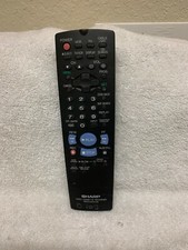 SHARP RRMCG1263AJSA TV/VCR CABLE Remote Control