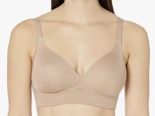 NWT Blissful Benefits by Warner's Seamless Wire Free Adj Straps Women's Bra M