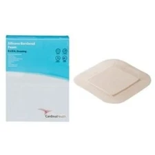 IND Cardinal Health Silicone Bordered Foam Dressing, 6" x 8",Pack of 1