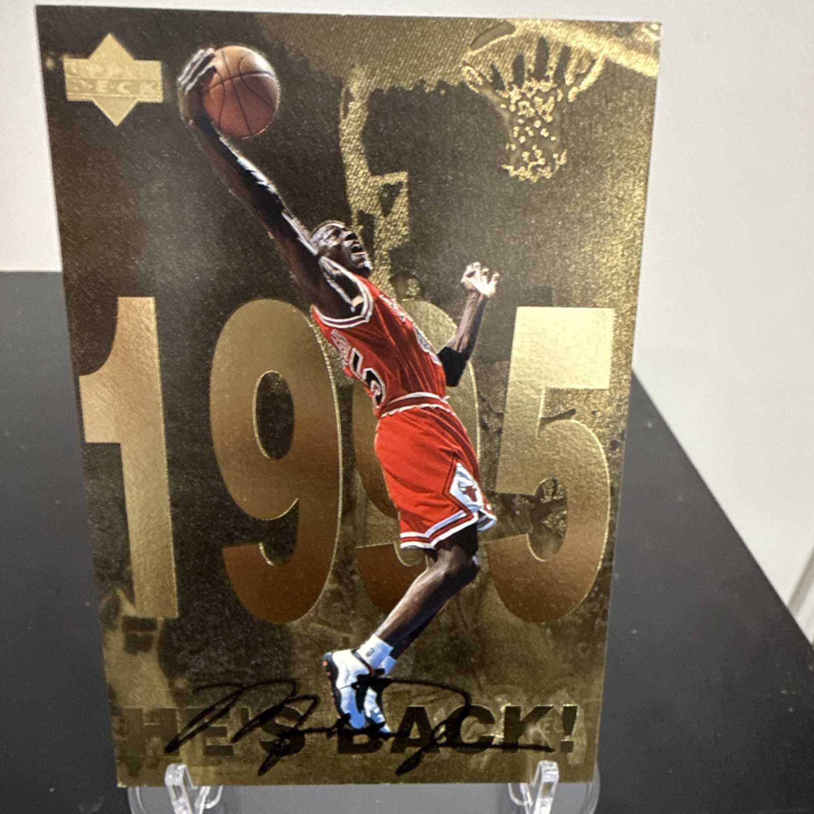 Upper Deck Highlights Insert Michael Jordan Bulls 1998 Card 10/12