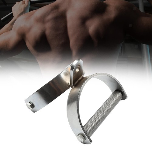 Seated Row Handle Grip Heavy Duty Pull Rod Double D Row Handle for Strength - Picture 7 of 7