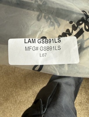 Lamiglas GSB91LS 9 ft Moderate Action Black Fishing Rod Alconite Ring