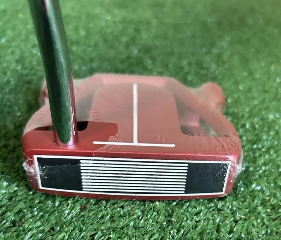 Orlimar Golf Clubs F80 Mallet Style 34" Left Hand Putter Red with Headcover, NEW - Image 3 of 4