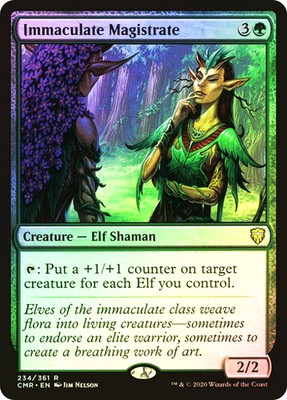 MTG - Immaculate Magistrate - Foil - Commander Legends - Magic the Gathering