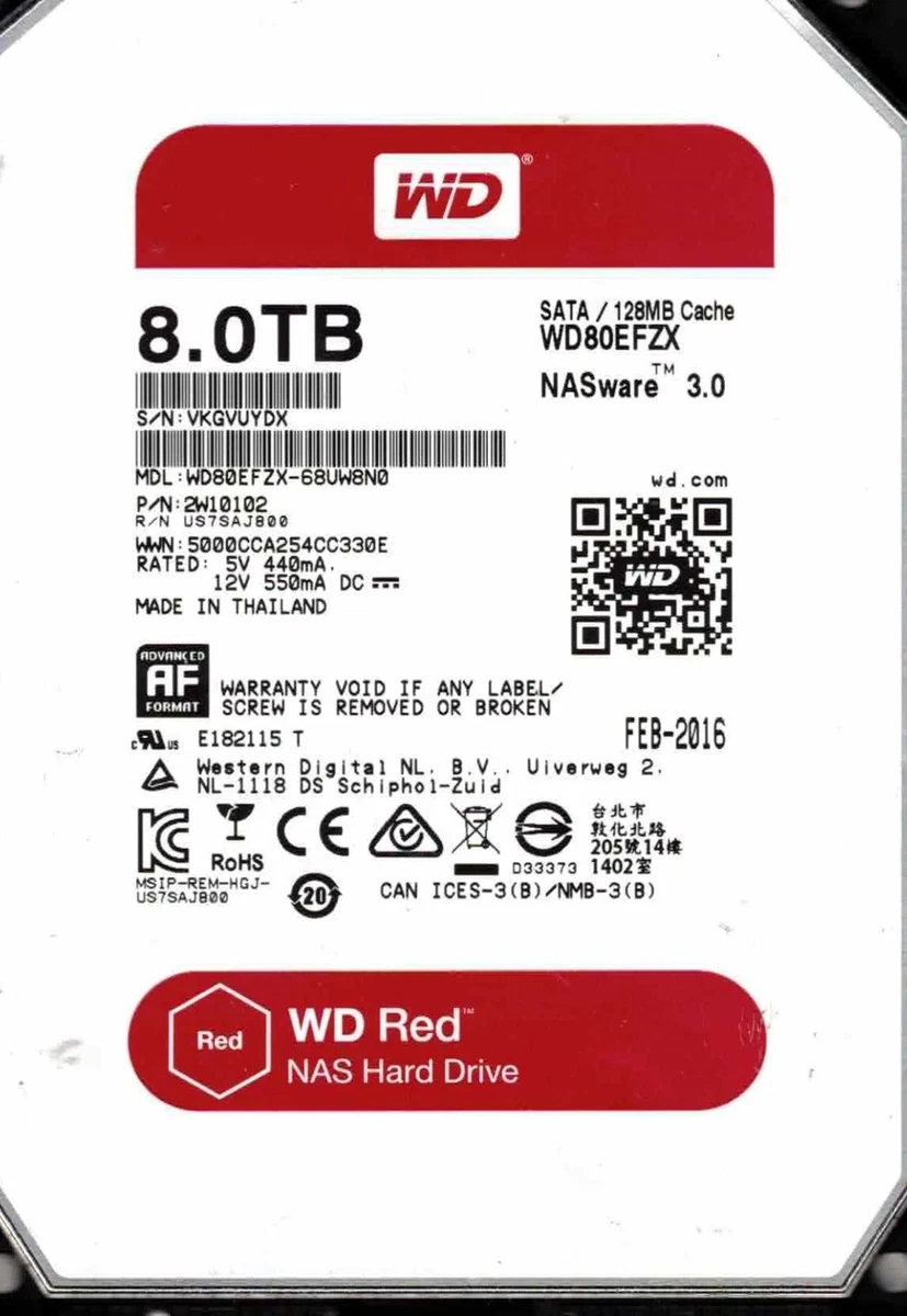 【新品未開封】Western Digital 8TB3.5inch 内蔵HDD① Western Digital SATA III 8 TB Internal Hard Disk Drives for sale