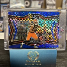 2024 Panini Select NICK CHUBB FIELD LEVEL BLUE PRIZM /75 #485 SP Browns & Texans