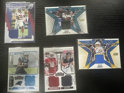 Score Panini NFL Rookie Jersey Patch Card Lot