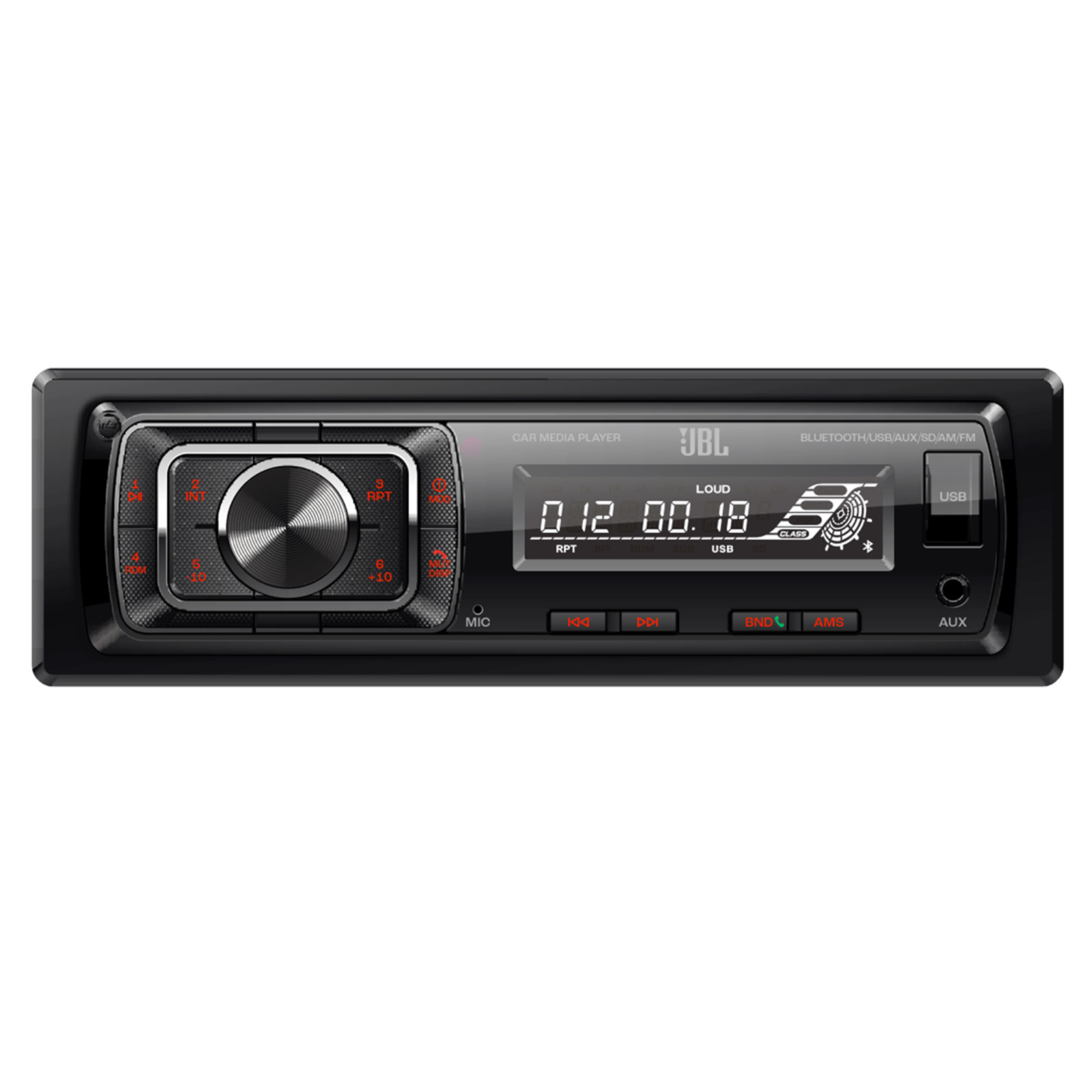 JBL Celebrity 150 autoradio Bluetooth 1 DIN con radio MP3, USB, SD, AUX, AM & FM