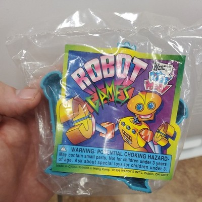 VTG Robot Games Brain Teaser Marble Toy, Wendy's Kids Meal 1996