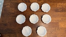 Abigails Italy Fleur De Lis 9" Soup / Pasta Bowls, Set Of 8