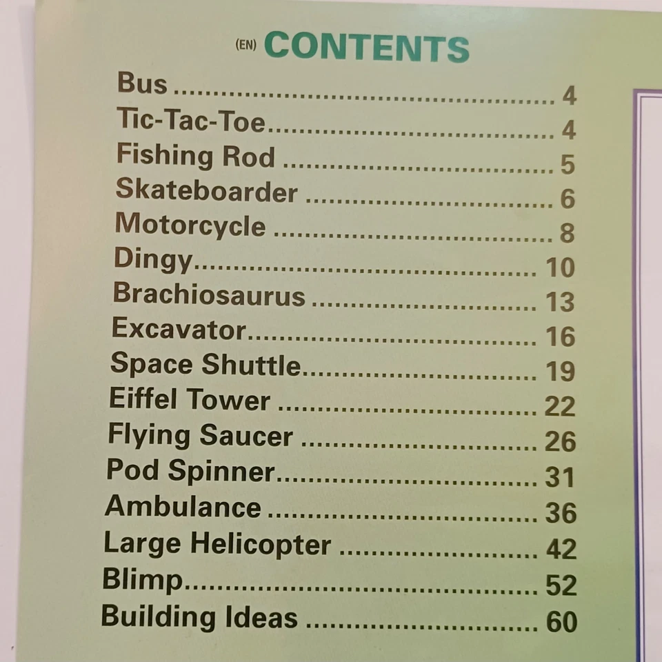 K'Nex 100 Model Imagine Building Instructions Manual Directions ONLY Knex - Image 3 of 4