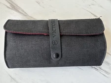 SWISS First Class Victorinox Amenity Kit Travel Overnight Bag Black New