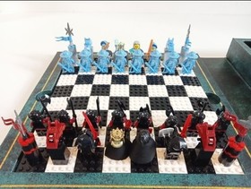 LEGO Chess Knights' Kingdom 851499 Sealed, Boxed Complete board, &Minifigs Set