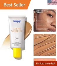 Golden Hour Glowscreen SPF 40 Sunscreen + Primer - Hydration & Glow, 1.7 fl oz