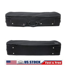 Durable Oblong Viola Case 15-16Inch Viola Case with Straps  Music Sheet Bag