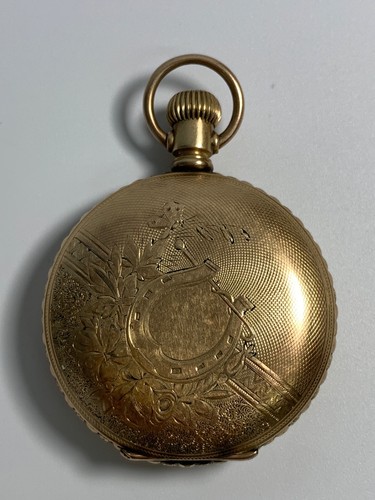 Antike 1895 ILLINOIS GRADE 140 MODEL 1 7j 6s HUNTER Taschenuhr (BESCHREIBUNG LESEN) - Bild 11 von 14