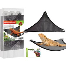 Bearded Dragon Hammock Reptile Hammock for Axolotl,Geckos,Lizards,Breathable Mes