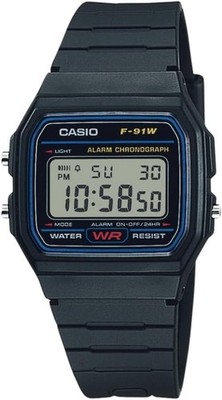 Casio F91W Series | Digital Watch | Water Resistant | LED Light