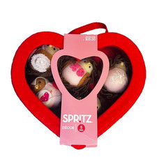 Target Spritz Valentine s Day Featherly Friends Chocolate Box 5 MINI Birds NIB