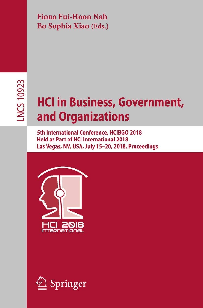Springer Hci In Business, Government, And Organizations - Image 2