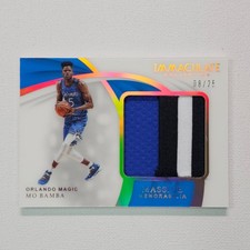 2018-19 Immaculate Mo Bamba Massive Memorabilia Patch 08/25 Rookie