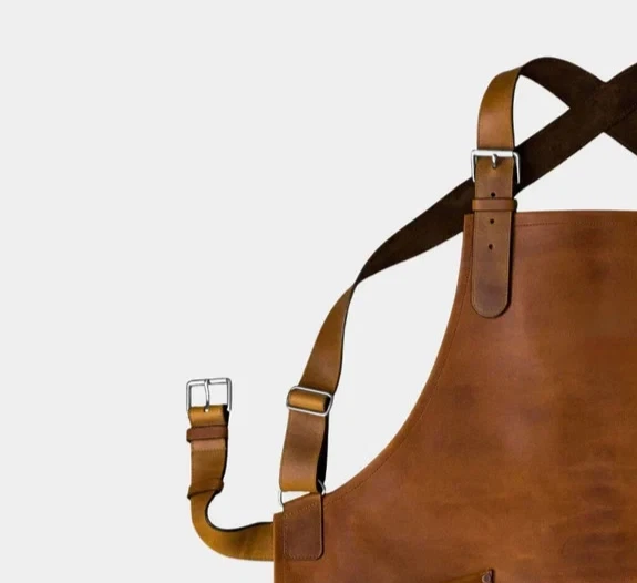 Genuine Leather Apron for Woodworking, Chef, Barber, Barista, Grilling, BBQ. - Image 4 of 4