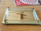 Vintage Vanity Mirror, Mid Century Table Mirror, Mirror Tray, 50s 11 x 8 — photo 1