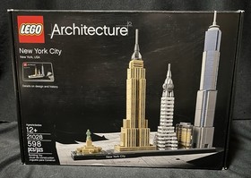 Lego 21028 Architecture New York City USA Skylines Complete Set Manual Box