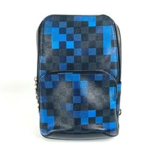 LOUIS VUITTON N40067 Damier Graphite Pixel Avenue Sling Bag, Crossbody Shoulder 