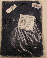 Talbots XL Sweater Dress Blue Cable Knit Long Sleeve NWT