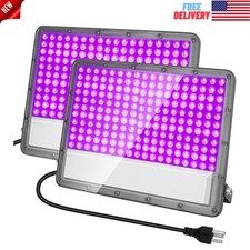 300W LED Black Lights Flood Lights Waterproof for Neon Glow Party, Halloween