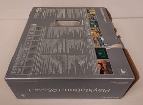 Empty Console Box for Sony PlayStation PSone SCPH-101 Silver Box with Inserts