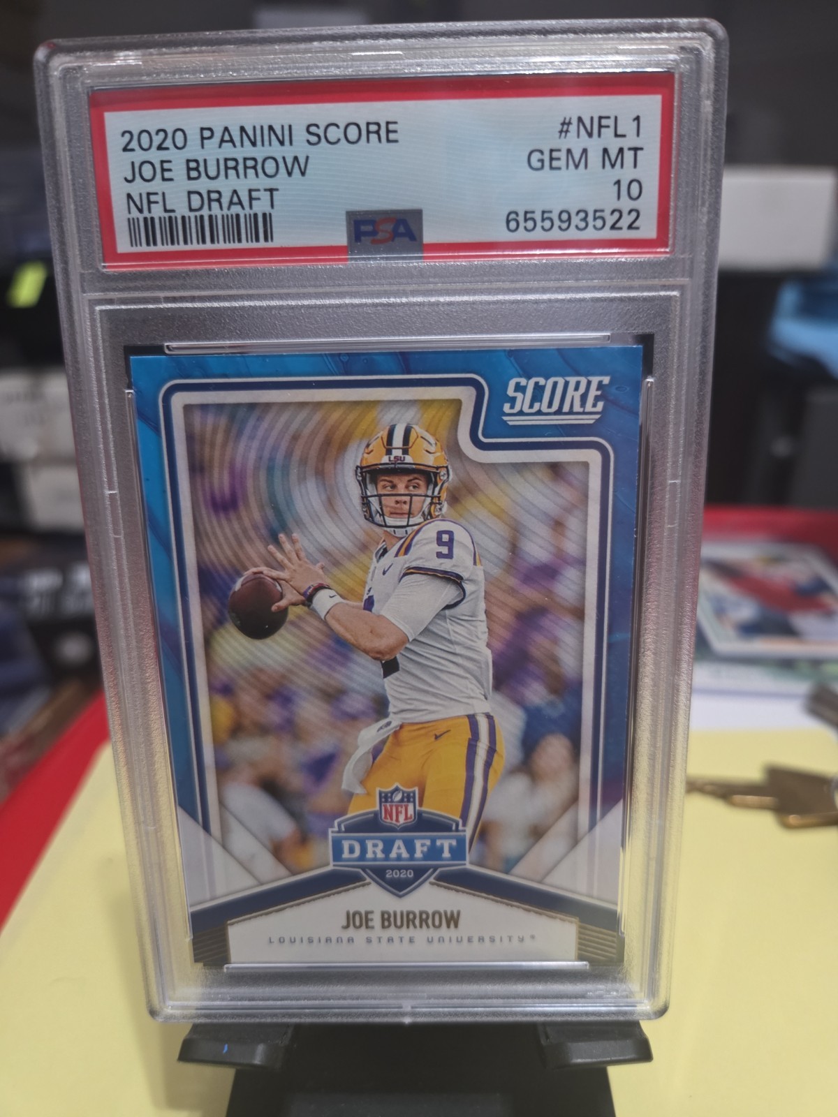Joe Burrow Panini Score NFL Draft #NFL1 Base