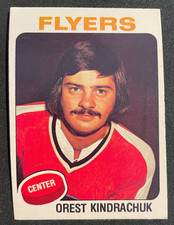 Orest KINDRACHUK 1975-76 O-Pee-Chee Hockey #389 Philadelphia Flyers