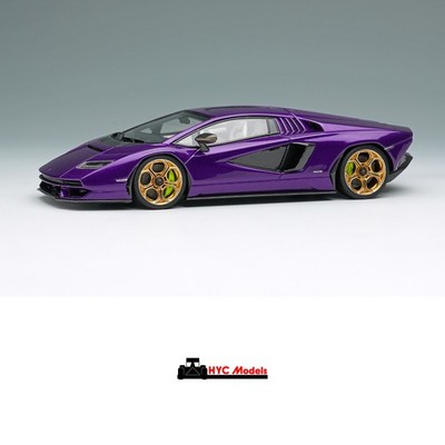 Lamborghini Countach LPI 800-4 2022 Viola Pasifae 1:43 Make Up EIDOLON EM740E