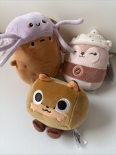 Set Of 3 Adorable Plush Toys
