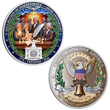 Declaration of Independence 250th Anniversary Commemorative Coin 1776-2026 Do...