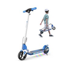 Kids Scooter with 200W Motor, 3 Speed Modes, 60 Min Ride Time, LED