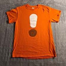 Dunkin Donuts Employee Medium  Promotional T-Shirt - MacchiatOh Yeah - Orange !