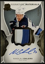 2016-17 Upper Deck The Cup Nikolaj Ehlers Signature Materials Patch Auto /99
