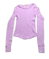 We The Free Small Waffle Long Sleeve light Weight Thermal Sweater Size X-Small