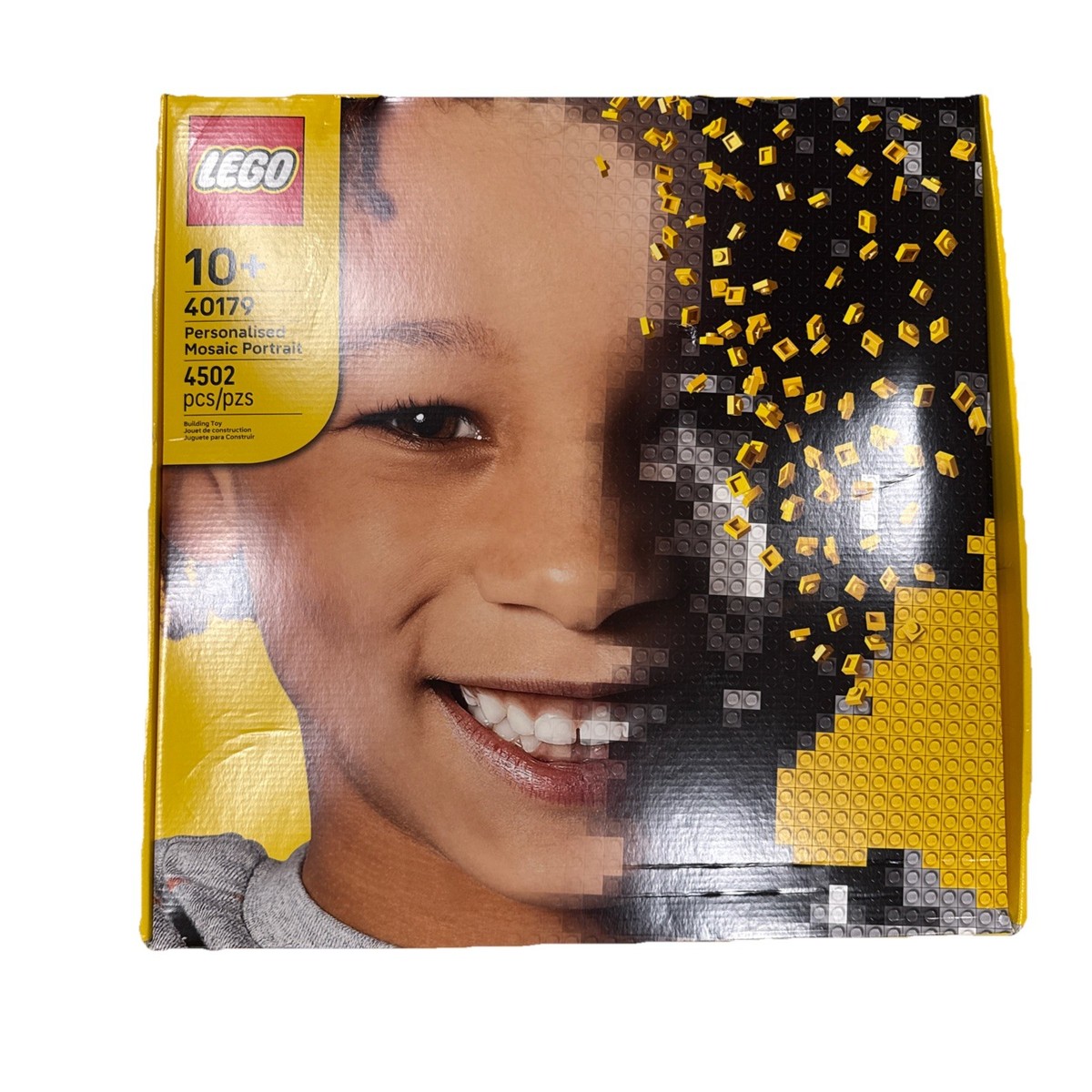 パモ　10枚 Lego Mosaic Maker 40179, Personalised Portrait, 4502 Pcs New