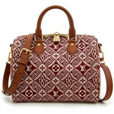 Excellent Condition Louis Vuitton Handbag Monogram Jacquard SINCE1854 Speedy Ban