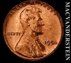 1954 Lincoln Wheat Cent - Choice Gem Brilliant Unc  No Reserve  #L7222 — photo 1