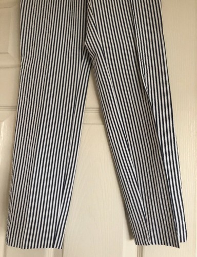Women’s Zara Striped Tailored Trousers Size XS - Picture 1 of 4